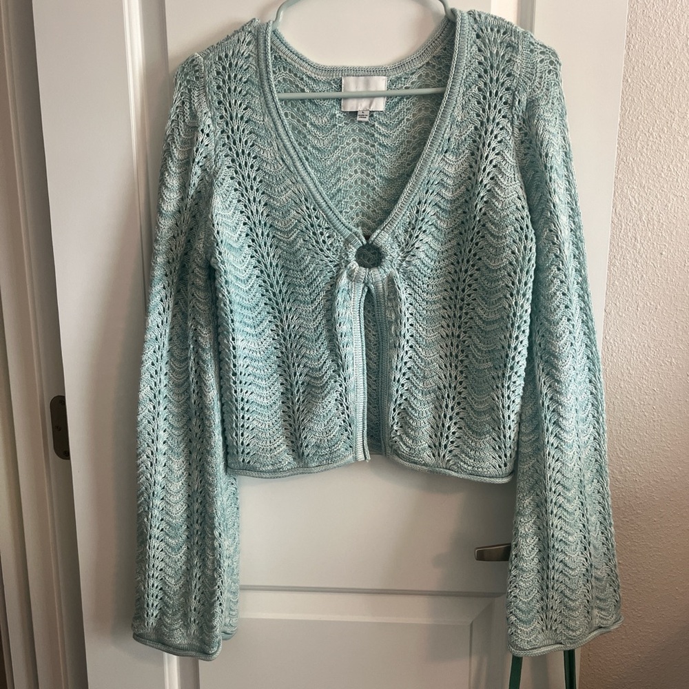 Women's Light Blue Knit Sweater